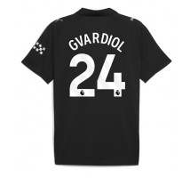 Manchester City Josko Gvardiol #24 Koszulka Wyjazdowa 2025-26 Krótki Rękaw